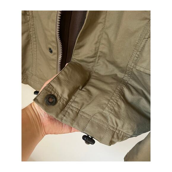 Pepe Jeans London Parka Jacket Olive Green Zippered with Pockets Men's sz. XL - Picture 5 of 12